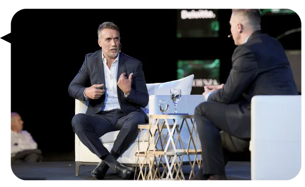 Gabriel Batistuta, conferencista para eventos corporativos sobre Liderazgo Estratégico